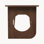 Modern Black Solid Wood Study Desk with Drawers - Image 2