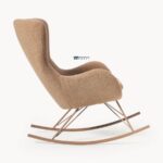 Bouclé Rocking Single Seater Lounge Chair - Image 5