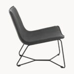 Minimal Leatherette Lounge Single Seater Chair - Image 4