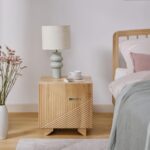 Artisan Fluted Wood Nightstand