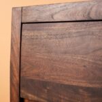 Ellroy Acacia Wood Drift Finish Chest of 4 Drawers - Image 4