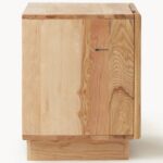 Artisan Fluted Wood Nightstand - Image 2