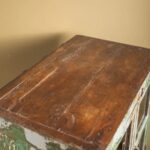 Vintage Green Wooden Storage & Display Cabinet - Image 5