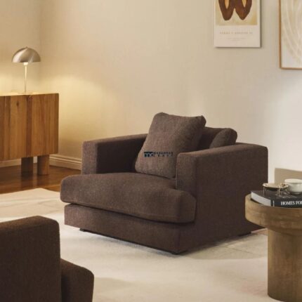 Modern Fabric Single Seater Sofa Chair