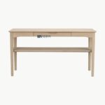 Console Table with Storage Shelf (Natural Light Finish) - Image 4