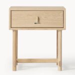 Scandinavian Light Oak Nightstand with Minimalist Pull - Image 3