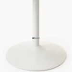 Round Marble Top Dining Table with Pedestal Base - Image 5