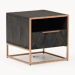 Geo-Carved Modern Nightstand - Image 3