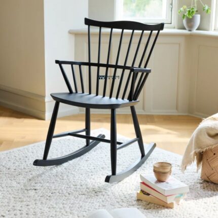 Marudhar Craft Modern Spindle Back Rocking Chair