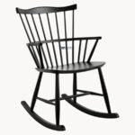 Marudhar Craft Modern Spindle Back Rocking Chair - Image 3