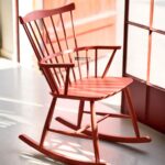 Marudhar Craft Terracotta Spindle Back Rocking Chair