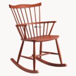 Marudhar Craft Terracotta Spindle Back Rocking Chair - Image 3