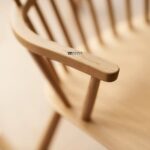 Marudhar Craft Natural Oak Spindle Back Rocking Chair - Image 2