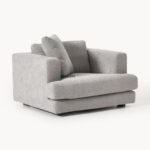 Modern Upholstered Single Seater Lounge Chair - Image 2