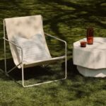 Marudhar Craft Canvas Sling Outdoor Lounge Chair