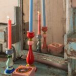 Vintage Pale Blue Wooden Dressing Unit with Mirror & Drawers - Image 3