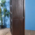 Dark Wooden Vintage Display Cabinet - Image 4