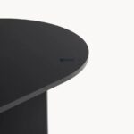 Modern Oval Dining Table with Solid Panel Legs - Image 4