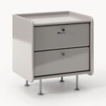 2-Drawer Nightstand in Dusty Pink - Image 4