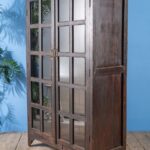 Dark Wooden Vintage Display Cabinet - Image 2