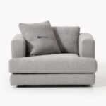 Modern Upholstered Single Seater Lounge Chair - Image 3