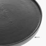 Modern Solid Wood Side Table – Black Finish - Image 4