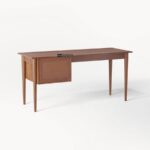 Classic Solid Wood Study Desk with Drawer Unit - Image 6