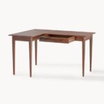 Contemporary Solid Wood Writing Desk - Image 4