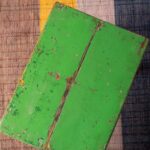 Bright Green Vintage Wooden Side Table - Image 3