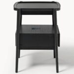 Modern Tray-Top Bedside Table with Storage - Image 6