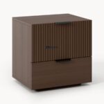 Marudhar Craft Premium Fluted Wood Bedroom Set - Image 5