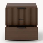 Marudhar Craft Premium Fluted Wood Bedroom Set - Image 6