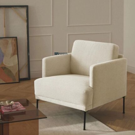 Luxury Minimal Upholstered Single Seater Chair
