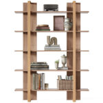 5-Tier Etagere Bookshelf – Metal Frame Open Shelves for Living Room & Bedroom - Image 9