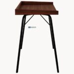 Minimalist Solid Wood Study Desk with Metal Legs - Image 4
