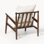 Mid-Century Wooden Lounge Single Seater Chair - Image 2