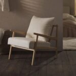 Scandinavian Wooden Lounge Single Seater Chair
