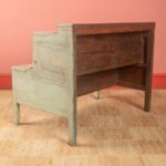 Off-White Vintage Display Unit with 8 Glass Cubbies - Image 4