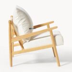 Scandinavian Wooden Lounge Single Seater Chair - Image 5