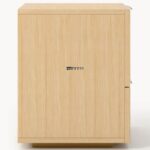 Marudhar Craft Fluted 2-Drawer Wooden Bedside Table / Nightstand - Image 2