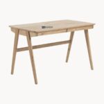 Scandinavian Solid Wood Study Desk - Image 3