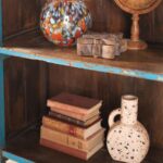 Blue Vintage Wooden Dresser Display Unit - Image 2