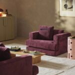 Luxury Fabric Single Seater Sofa Chair