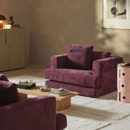 Luxury Fabric Single Seater Sofa Chair