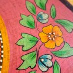 Pavo Hand-Painted Wooden Cabinet with Peacock Design - Image 5