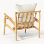 Scandinavian Wooden Lounge Single Seater Chair - Image 2