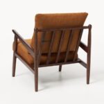Mid-Century Modern Wooden Lounge Chair - Image 2