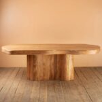 Tove Acacia Wood Dining Table with Natural Finish - Image 3