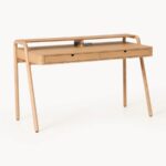 Modern Solid Wood Study Desk with Drawer - Image 3