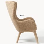Cozy Bouclé Wingback Single Seater Lounge Chair - Image 2